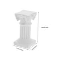 thumbnail image 2 of OULII Statues Grecques Miniatures Pilier Romain Résine Blanche Décoration Intérieure Lot de 1, 2 of 8