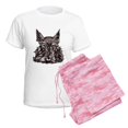 thumbnail image 6 of CafePress - Scottish Terrier Women's Light Pajamas - Women's Short Sleeve Print T-Shirt and Pants Light Cotton Pajama Set, 6 of 7
