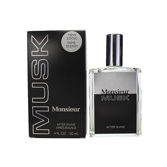 Monsieur Musk Aftershave 4.0 oz, 120 ml for Men by Dana