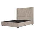 thumbnail image 2 of Recámara King Size Aurora Arena con Cabecera + Box Base Cama, 2 of 8
