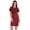 Maroon (Black Glitter), variant on Educated Motivated Vaccinated T-Shirt Funny Pro Vaccine Boat Neck Dress