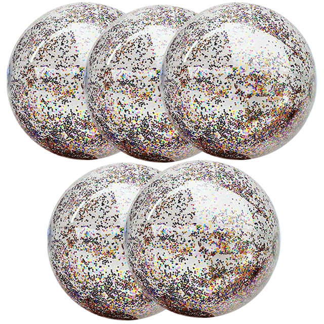 Paquete de 5 pelotas de playa, juguetes de piscina gigantes Jormftte CPB-DE-WX361-2