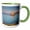 Green/White, variant on 3drose, Greece, Crete, Chania, Harbor, Venetian Lighthouse - Eu12 Dgu0320 - Darrell Gulin, 11oz Two-tone Yellow Mug