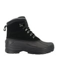Totes Men's Glacier Waterproof Front Zip Winter Boots Wide Width