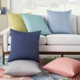 thumbnail image 5 of Waverly Pillows Solid Rvs 20" x 20" Coral Indoor/Outdoor Washable Throw Pillow, 5 of 6