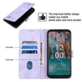 thumbnail image 4 of Compatible with Nokia C12 Classic Embossed PU Leather Case with Card Holder Shockproof Cover, 4 of 5