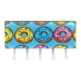 thumbnail image 2 of PhooArto Key Holder for Wall Decorative with 5 Key Hooks, Cartoon Donuts Pattern Holders Wall Mount Organizer with Mail Key Rack, Self Adhesive, 2 of 7