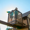 thumbnail image 5 of Backyard Discovery Skyfort II Cedar Wood Swing Set, Spiral Tube Slide, Clubhouse, 5 of 13