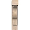 thumbnail image 2 of Ekena Millwork 7 1/2"W x 24"D x 36"H Funston Block Smooth Bracket w/ Offset Brace, Douglas Fir, 2 of 25