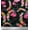 Black, variant on Soimoi Cotton Duck Fabric Floral Wreath & Flamingo Bird Decor Fabric Printed Yard 42 Inch Wide