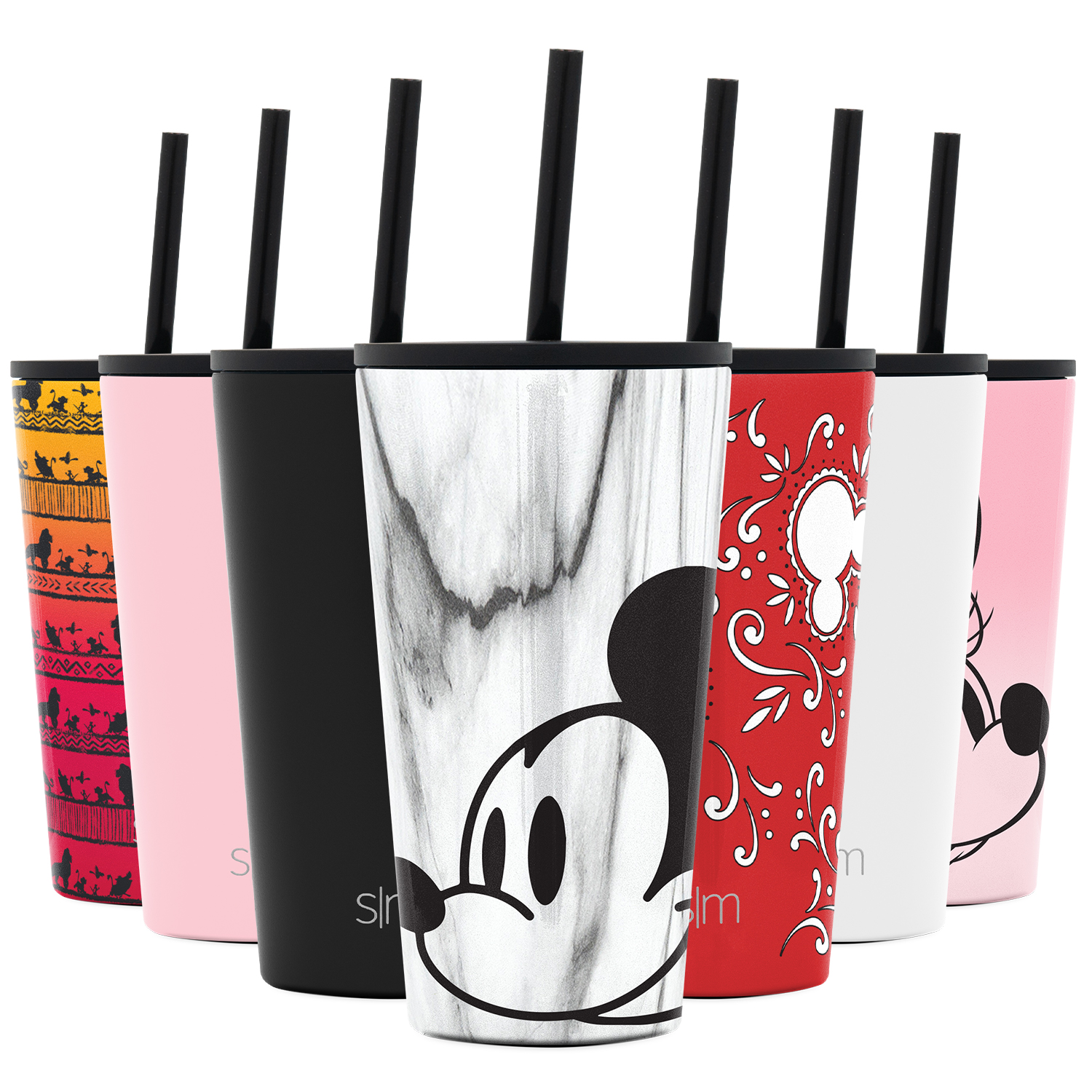 Simple Modern Disney 16oz Classic Tumbler with Straw Lid & Flip Lid