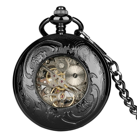 Vintage Mechanical Pocket Watch Classic Design with Roman Numeral Dial, Resistant to Splash and Drip for Festival Gifts