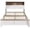 White+Brown# B, variant on SYNGAR Full Size Bed Frame with LED Headboard and Charging Station, Heavy Duty Metal Full Bed Frame for 550lbs Weight Capacity, Platform Bed Frame No Box Spring Needed, Easy Assembly, Brown&White