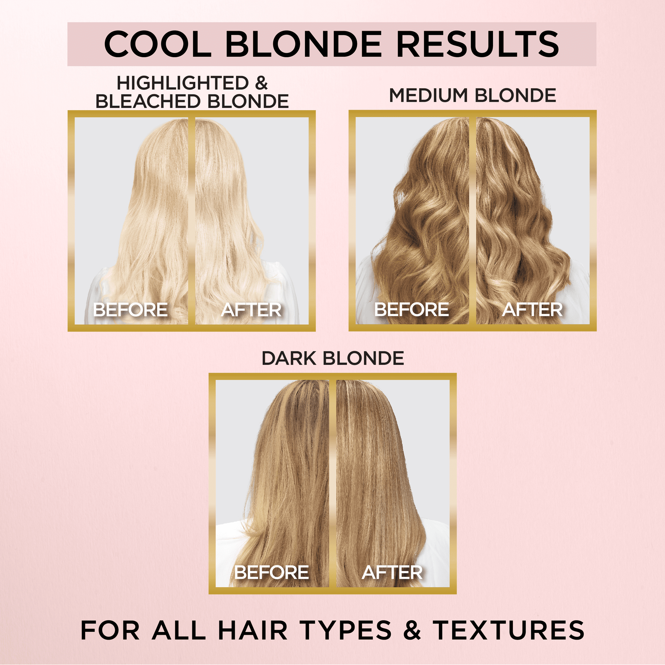 L'Oreal Paris Le Color Gloss One Step In-Shower Toning Gloss Hair Color, Cool Blonde, 4 fl oz