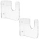 thumbnail image 2 of 2 soportes de pared para patinetas: expositor acrílico para patinetas, organizador de almacenamiento para snowboard que ahorra espacio, colgador para snowboard., 2 of 7
