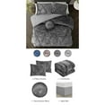 thumbnail image 6 of Grace Living Sedona 5pc Full/Queen Comforter Set, Grey, 6 of 9