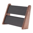 thumbnail image 2 of Expositor de joyas multifunción de madera para mesa de regalo, soporte para collares Negro, 2 of 9