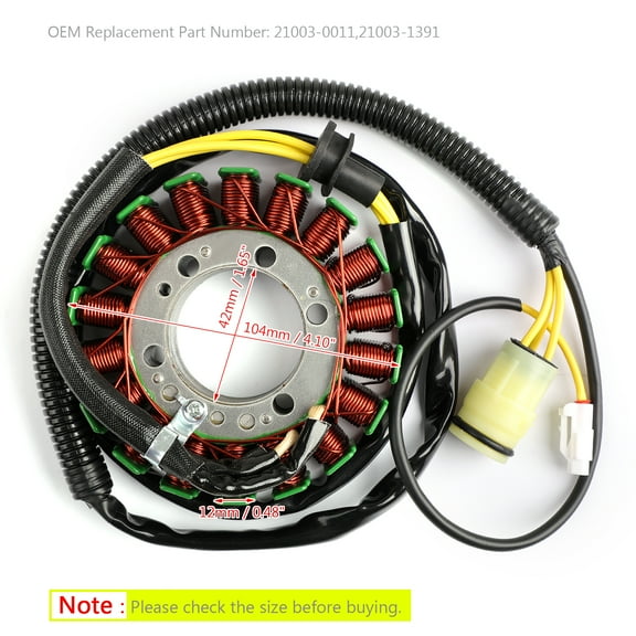 Motor Genic Generator Stator For Kawasaki Ninja ZX 12R 2002 2003 ZX12R ZX1200B ZX-12R