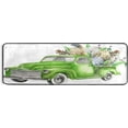 thumbnail image 5 of Dreamtimes Easter Retro Truck Hallway Runner Rug 2'x6' Kitchen Rug with Rubber Backing Eggs Feathers Floral Non Slip Entryway Rug Runner Washable Soft Area Rug for Hallway Bedroom Kitchen Decor, 5 of 6