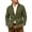 Army Green, variant on Men's Knit Cardigan Sweater Long Sleeve Casual Button Up Collared Top with Front Pockets Ribbed Cuffs and Hem Soft Chunky Knit Solid Color Warm Fall Winter Outerwear Everyday Wear Basic Army Green L