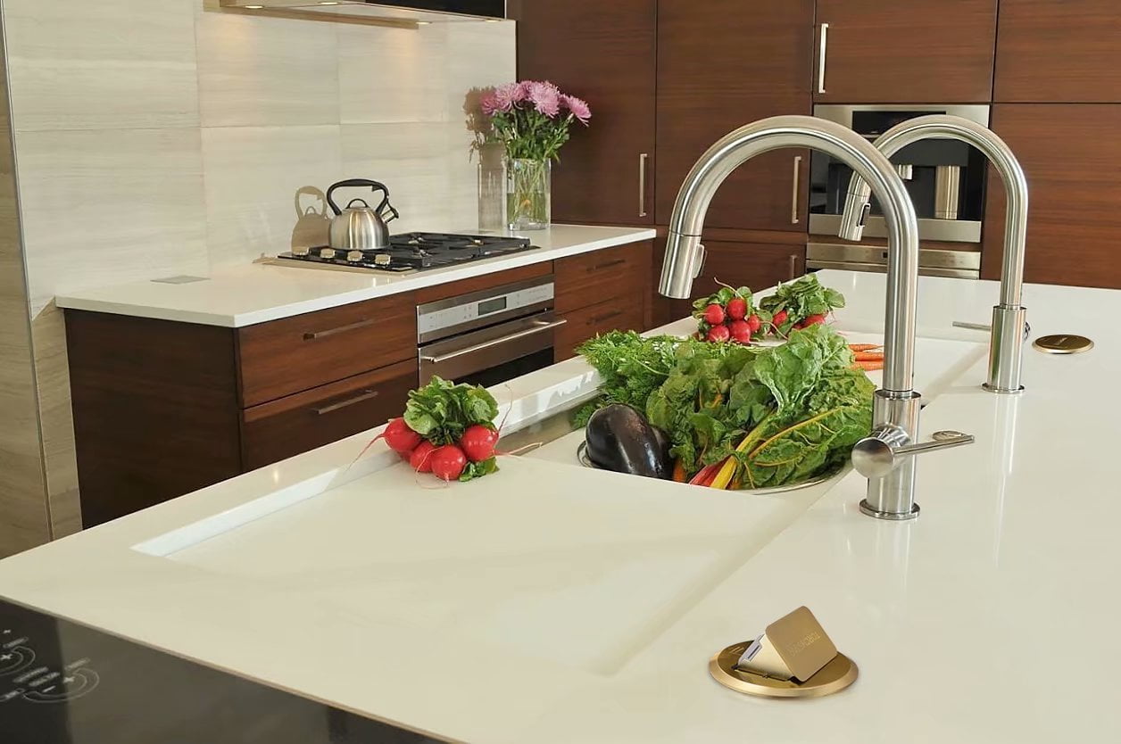 Torchstar Pop Up Electrical Floor Outlet Box Ul Listed Countertop
