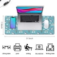 thumbnail image 5 of Long Mouse Pads for Desk,Blue Cartoon Unicorn Tree Rainbow Cloud Desk Mats on Top Of Desks, Desk Mouse Pad Extra Large with 3mm Non-Slip Base and Stitched Edge for Gaming,Work,Home 31.5"x11.8", 5 of 5