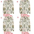thumbnail image 3 of Spring Garden Theme Table Decoration Soft Textured Linen Fabric for Rectangular Round Tables D, 3 of 4