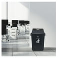 thumbnail image 7 of 13 Gallon Large Plastic Trash Can with Swing Lid, Kitchen Garbage Can with Lid, 4 Packs, 7 of 7