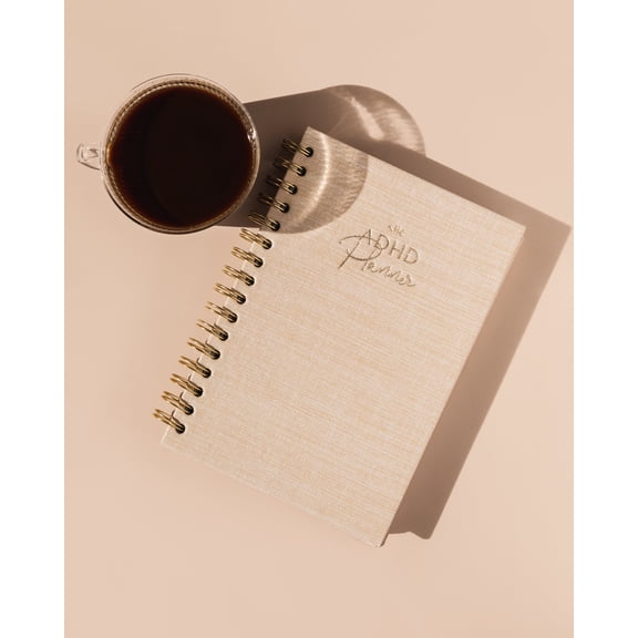 The ADHD Planner - Undated Daily Weekly Schedule Organizer Journal for Disorganized People - Habit Tracker Record Emotions & Mood - Academic Goals - Structure & Focus for Adults Brains (Spiral)