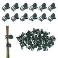 thumbnail image 1 of Uxcell 100-Pack Clips para Orquídeas Clips de Jardín de Plástico Clips para Plantas Pequeña Margarita Clips de Soporte para Jardín [Verde Oscuro], 1 of 1