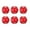 Red, variant on Tizuqe Set Of 6 Christmas Snowflake Lanterns Durable Paper Decors For Holiday Festivities