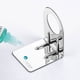 thumbnail image 5 of Naiovety Colgador de soporte para champú, 2 pack/lote, sin esfuerzo, para almacenar botellas de champú, acero inoxidable Premium Accesorios de baño negro elegante, 5 of 6