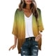 thumbnail image 1 of Cárdigan de mujer, blusa informal estampada de manga larga con bolsillo, cárdigan, chaqueta de gasa sin límites para mujer, 1 of 4
