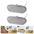 thumbnail image 2 of FRCOLOR Tea Filter 2pcs Creative Tea Infusers Household Tea Strainers Kitchen Brine Filters (Silver),4.33"X1.89"X1.89", 2 of 4