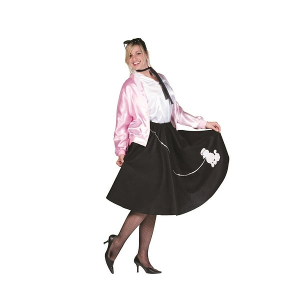 RG Costumes 78038-P Poodle Skirt Teen Costume - Pink