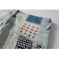 thumbnail image 6 of 2025 Ksubis Jeans brand Jeans  Men's Jeans Casual Comfort Holes Fashionable Straight Skinny Slim Fit Jeans, Ripped Stretch Jeans Denim Pants Menswear 3017 28-40, 6 of 7