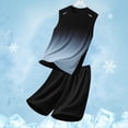 thumbnail image 2 of Sentmoon Mens 2 Piece Outfits Mens Muscle Tank Top and Men's Shorts Sleeveless Crew Neck Summer Gym Clothes for Men Solid Color Gym Loose Plus Size T-Shirt Vacation Gray XL, 2 of 6