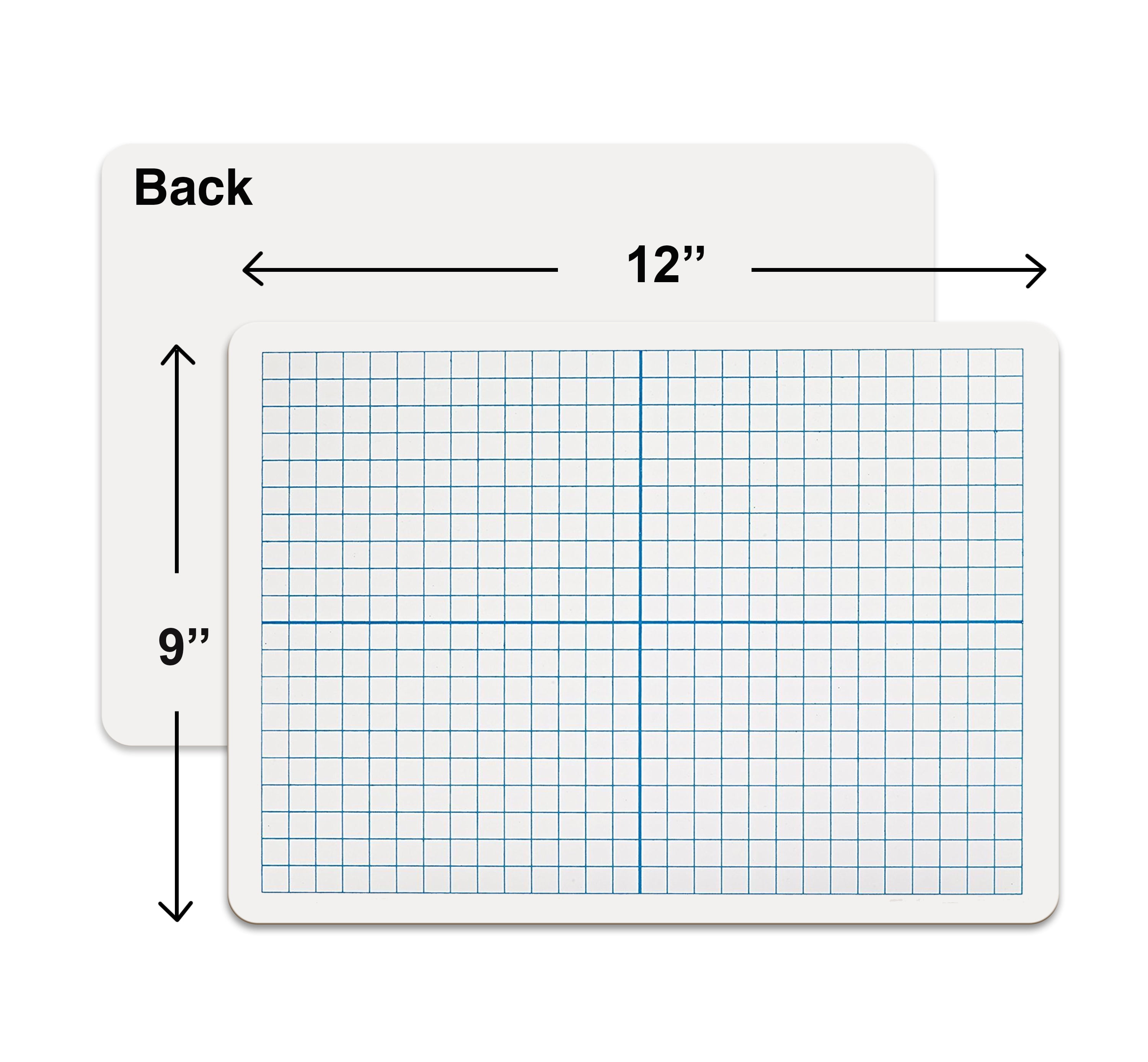 Reversible Graph / Grid Lap Board Whiteboard, 9 x 12 - Yahoo