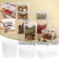 thumbnail image 2 of WNFJR Plastic Bread Box Snacks Storage Bin Loaf Bread Vegetable Unbreakable Fruits Cake Boxes Clear Bread Container Bread Bins with Lid, 2 of 2