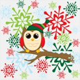 thumbnail image 3 of CafePress - Christmas Owl - Kids Hooded Sweatshirt, Classic Hoodie, 3 of 4