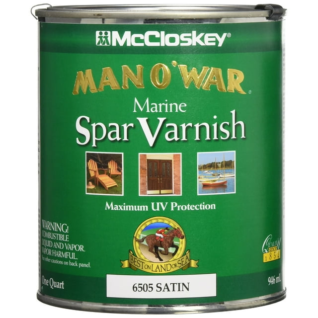 Barniz para madera MCCLOSKEY 6505 Voc Mow Spar Satin para interiores y exteriores