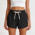thumbnail image 4 of HAPIMO Women's Shorts With Pockets Stylish Look For Modern Fashion Needs For Various Types Style Black L, 4 of 9