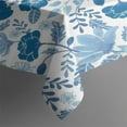 thumbnail image 3 of Pioneer Flower Floral Print Pattern Rectangle Tablecloth 60"x84",Waterproof Polyester Rectangle Table Cloth, Wipeable Spillproof Polyester Tablecloth for Dining, Camping, Indoor and Outdoor, 3 of 5