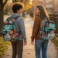 thumbnail image 3 of KUIFORTI Reading Capybara Girls Backpack Kids School Bag Comfortable Lightweight with Multiple Organizer Pockets Suitable for Elementary Middle Daily Use, 3 of 7