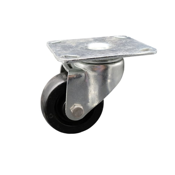3 Inch Swivel Large Top Plate Caster with Polyolefin Wheel Service Caster Brand