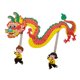 thumbnail image 4 of Guirnalda de dragón de año Nuevo chino con diseño de dragón de papel chino, decoración de dragón de para celebraciones, actividades para, 4 of 9
