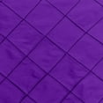 thumbnail image 2 of Ultimate Textile (5 Pack) Embroidered Pintuck Taffeta 84 x 84-Inch Square Tablecloth Purple, 2 of 3