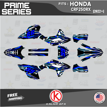 Kalair GFX Graphics Kit for Honda CRF250RX (2022+) Prime Series Kalair GFX Graphics Kit for Honda CRF250RX (2022+) Prime Series