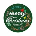 thumbnail image 2 of Adornos navideños, 15 x 15 cm, árbol de Navidad de madera colgante, pieza de corte de madera, decoración circular, colgante, manualidades navideñas, colgante, lista de festivales, 2 of 6
