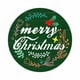 thumbnail image 2 of 15x15cm Wooden Christmas Tree Hanging Wooden Cutting Piece Circular Decoration Hanging Christmas DIY Crafts Pendant, 2 of 6